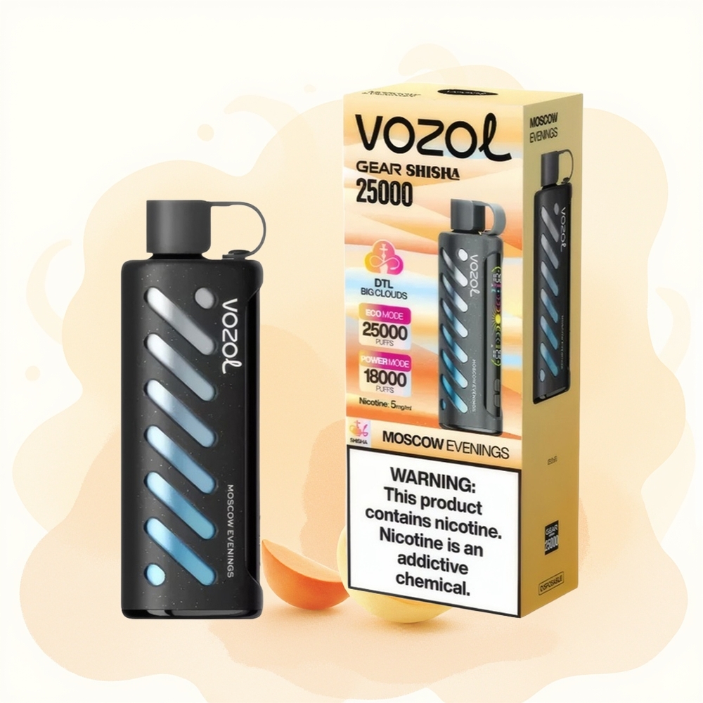 Wholesale Poland VOZOL Gear Shisha 25000 Puffów Podwójne Tryby Moskiewskie Wieczory