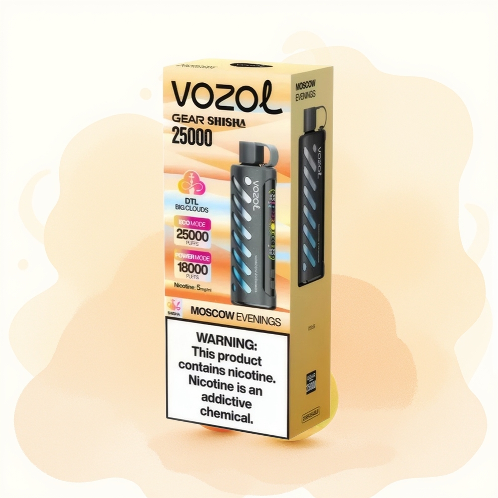Wholesale Poland VOZOL Gear Shisha 25000 Puffów Podwójne Tryby Moskiewskie Wieczory