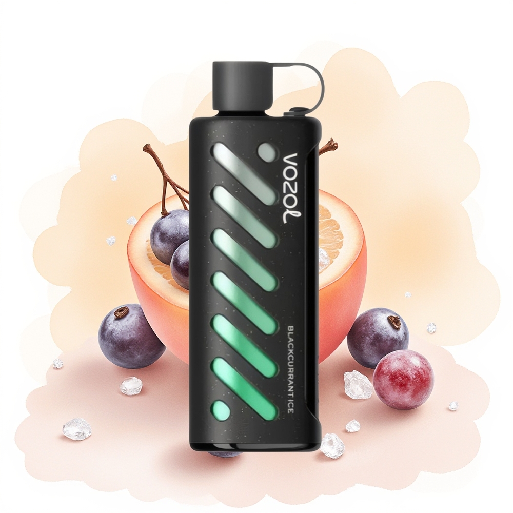 Wholesale Poland VOZOL Gear Shisha 25000 Puffs Dual Mesh Dual Modes Czarna Porzeczka Lód