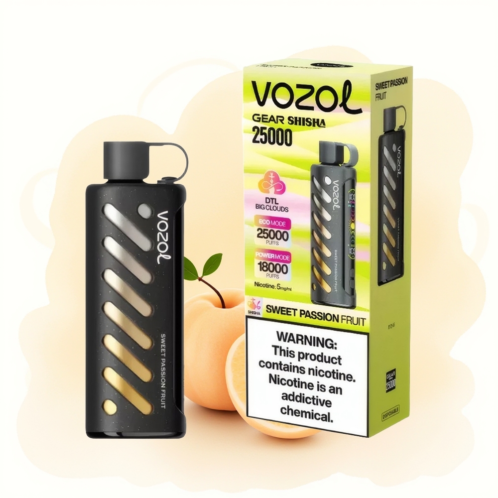 Wholesale Poland VOZOL Gear Shisha 25000 Puffs Dual Mesh Słodka Marakuja