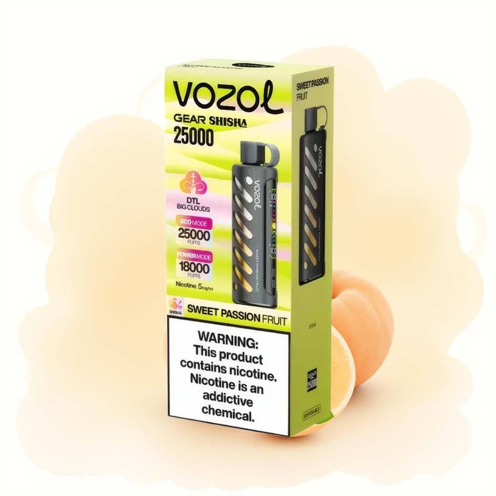 Wholesale Poland VOZOL Gear Shisha 25000 Puffs Dual Mesh Słodka Marakuja