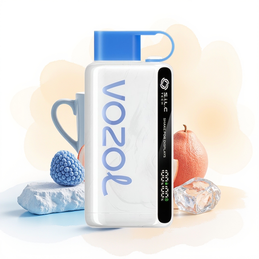 Wholesale Poland VOZOL STAR 9000/12000 Puffs S.i.L.C TECH Blue Razz Ice