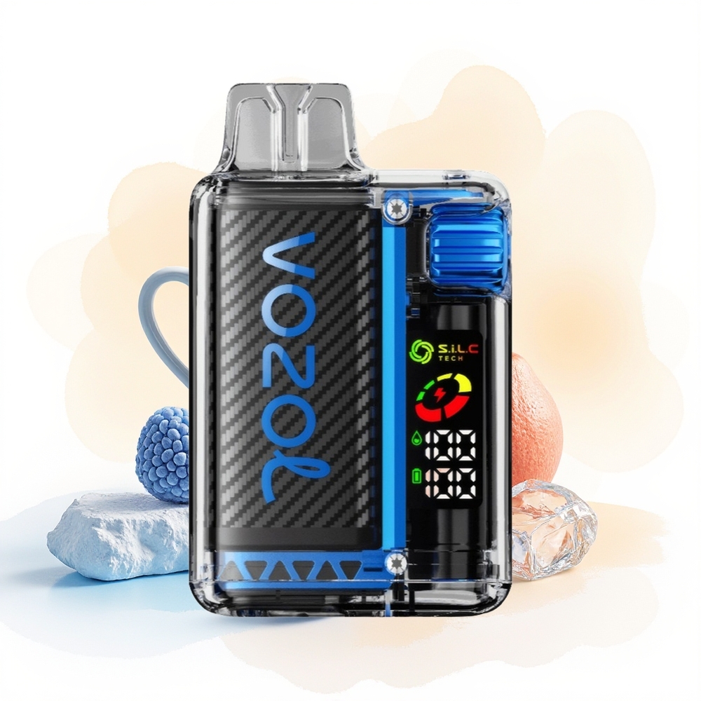 Wholesale Poland VOZOL Vista 20 000 Puffs OLED Screen Blue Razz Ice